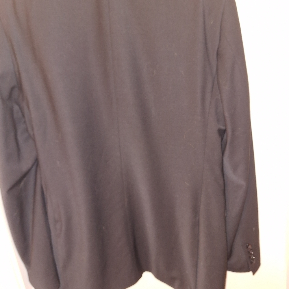 Calvin Klein Black Suit Jacket Blazer 42 Long - Picture 10 of 12